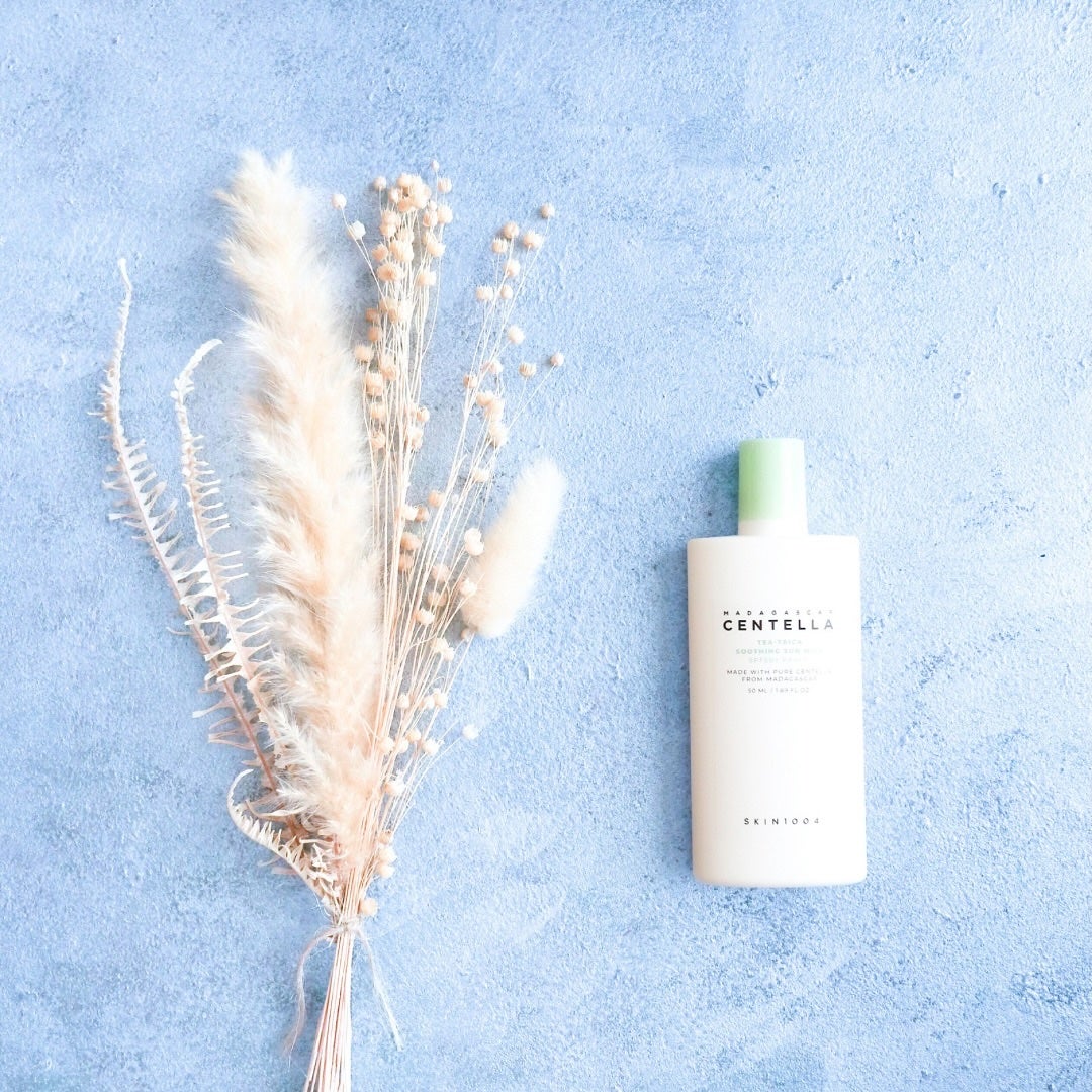 ティーツリカ スージング サンミルク/SKIN1004/日焼け止めミルクを使ったクチコミ(2枚目)