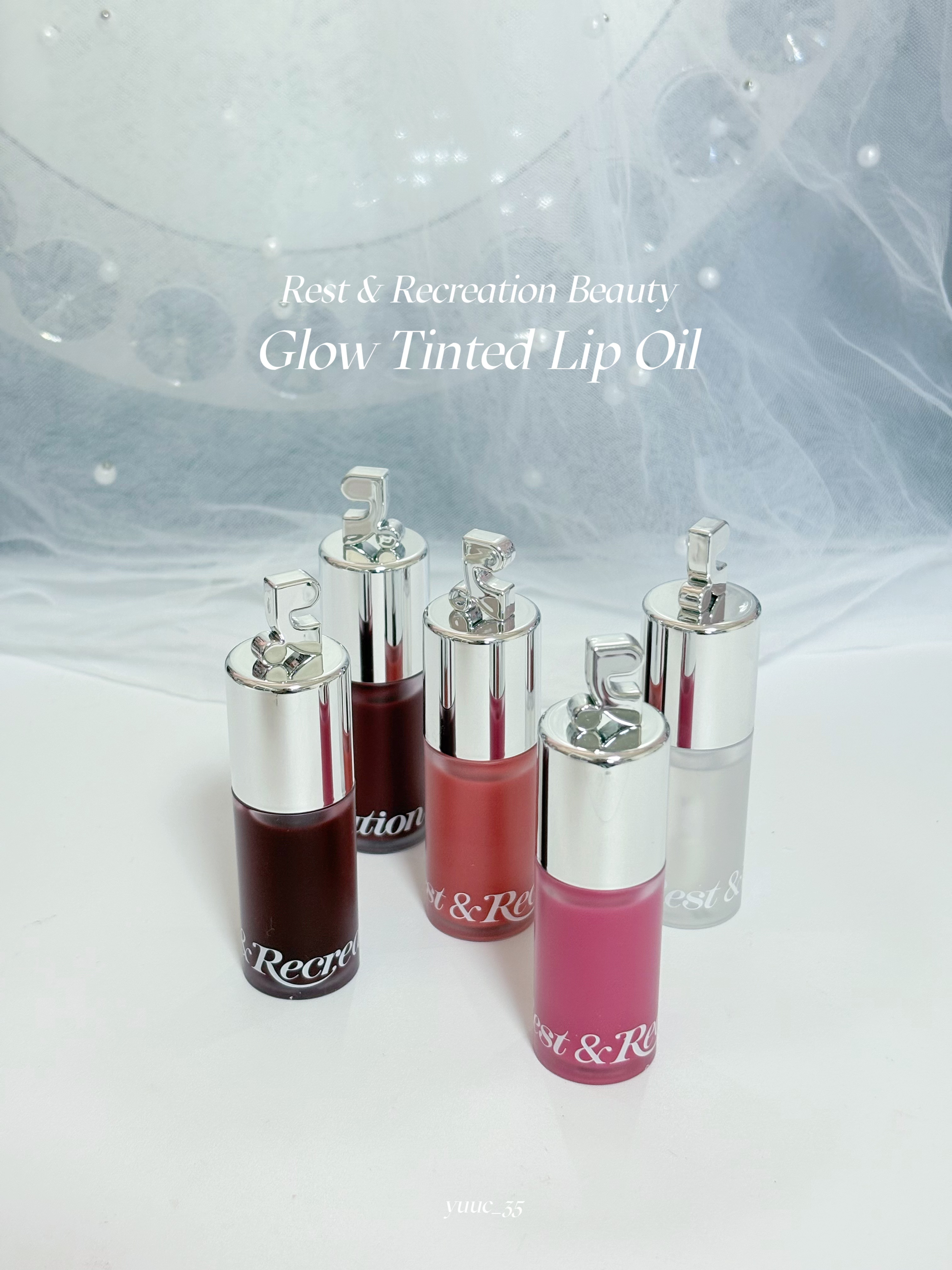 GLOW TINTED LIP OIL/Rest & Recreation BEAUTY/リップオイルを使ったクチコミ（2枚目）