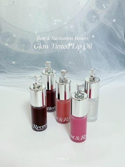 GLOW TINTED LIP OIL/Rest & Recreation BEAUTY/リップオイルを使ったクチコミ(2枚目)
