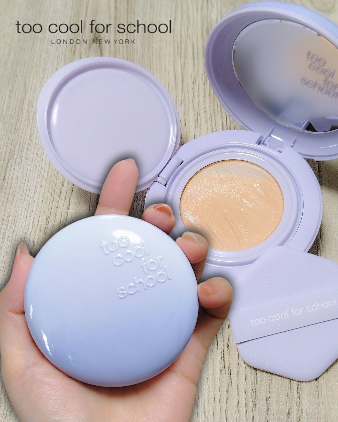 エアーフィットクッション/too cool for school/クッションファンデーションを使ったクチコミ（1枚目）