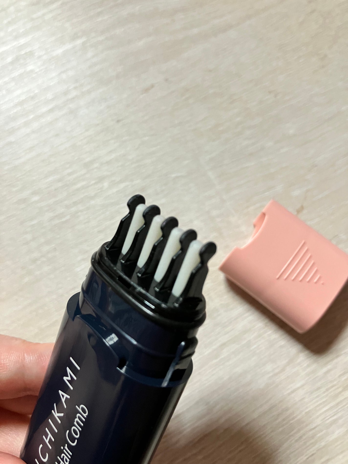 流し前髪キープコーム/いち髪/ヘアジェルを使ったクチコミ(3枚目)