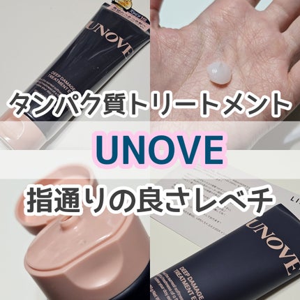 ディープダメージトリートメントEX/UNOVE/洗い流すヘアトリートメントを使ったクチコミ(1枚目)