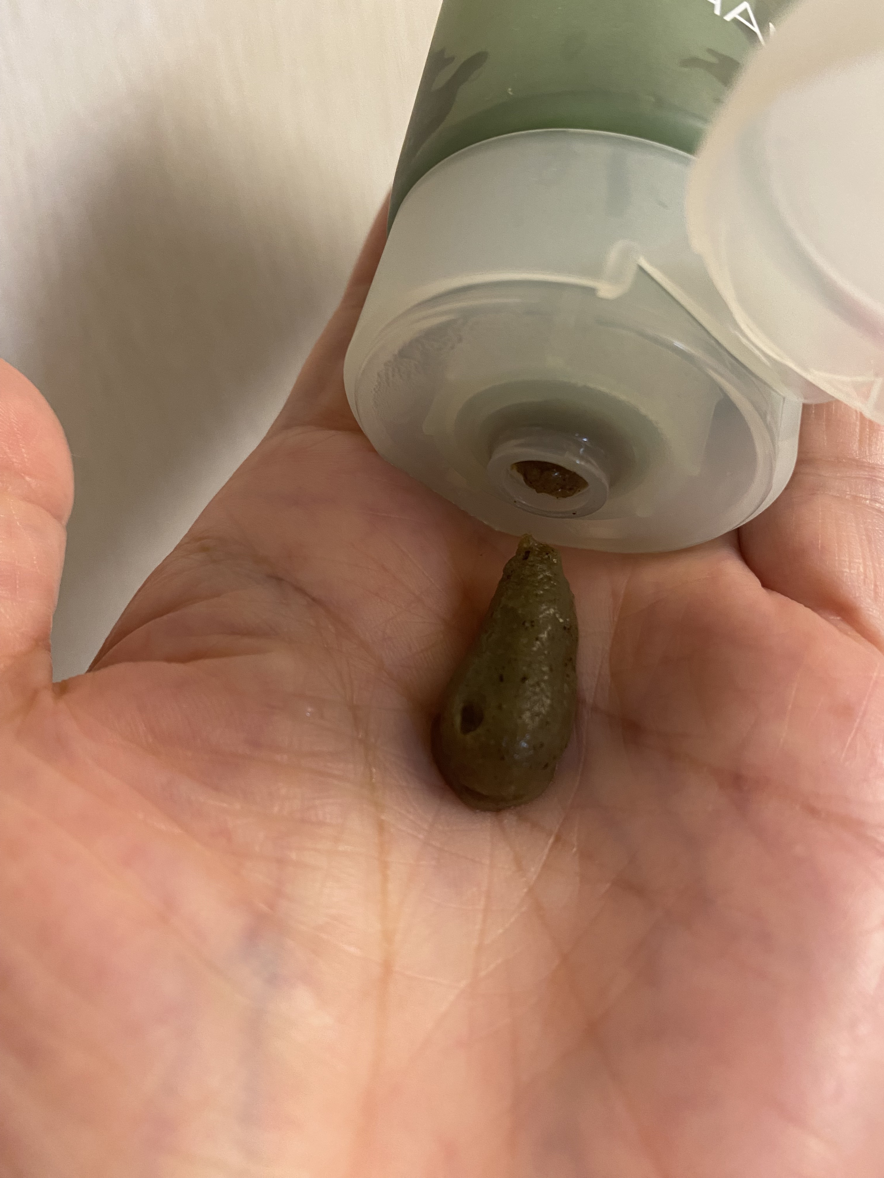 ピュア アルテミシア ディープ クラリファイングマスク トゥ フォーム クレンザー/HANYUL(ハンユル)/クレンジングを使ったクチコミ（3枚目）