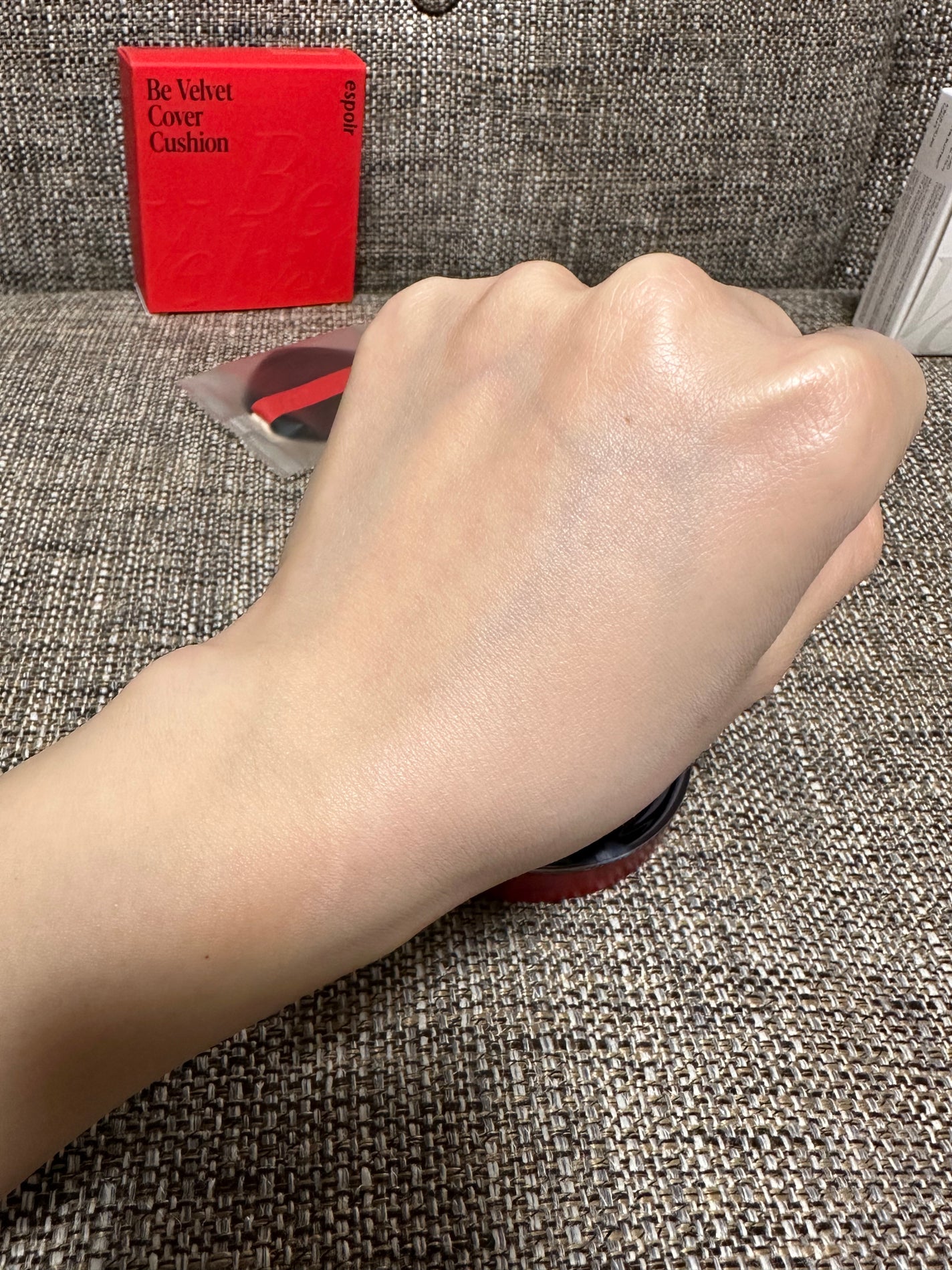 ビーベルベット カバークッション/espoir/クッションファンデーションを使ったクチコミ(3枚目)