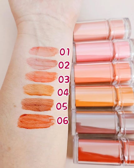 Dewy Syrup Tint/EITHER&/口紅を使ったクチコミ(4枚目)