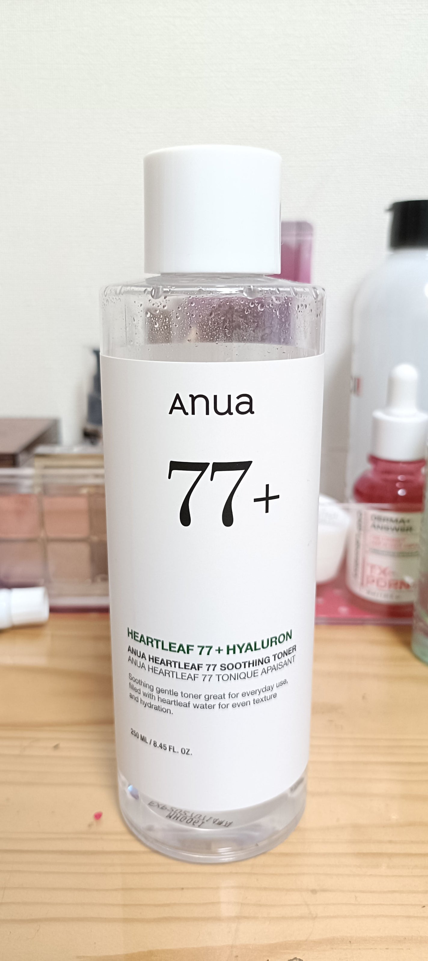 すんすん on LIPS 「Anua77+いつも寝る前に使ってる化粧水で肌への馴染みもよく..」(1枚目)