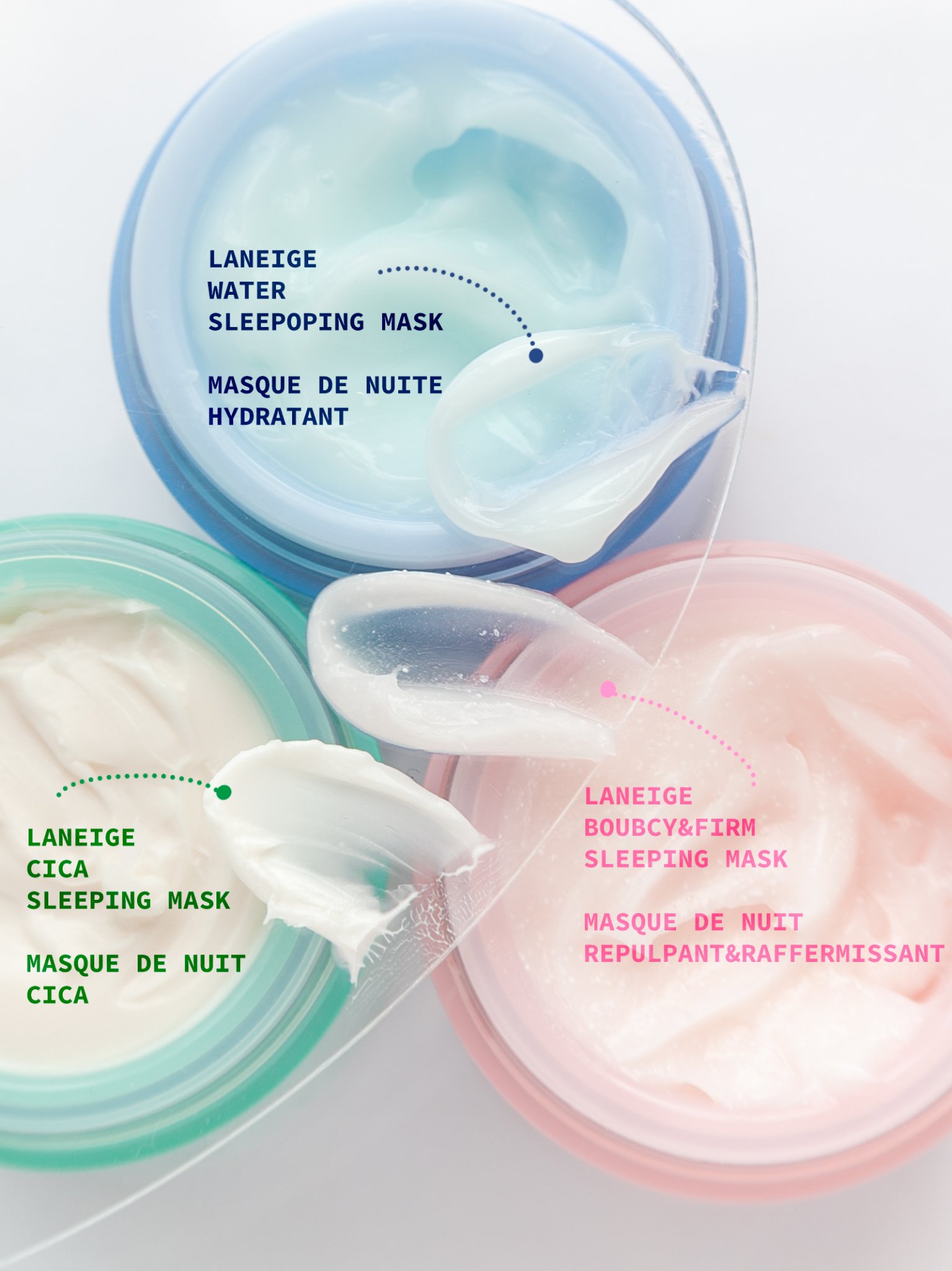 バウンシースリーピングマスク/LANEIGE/フェイスクリームを使ったクチコミ（3枚目）