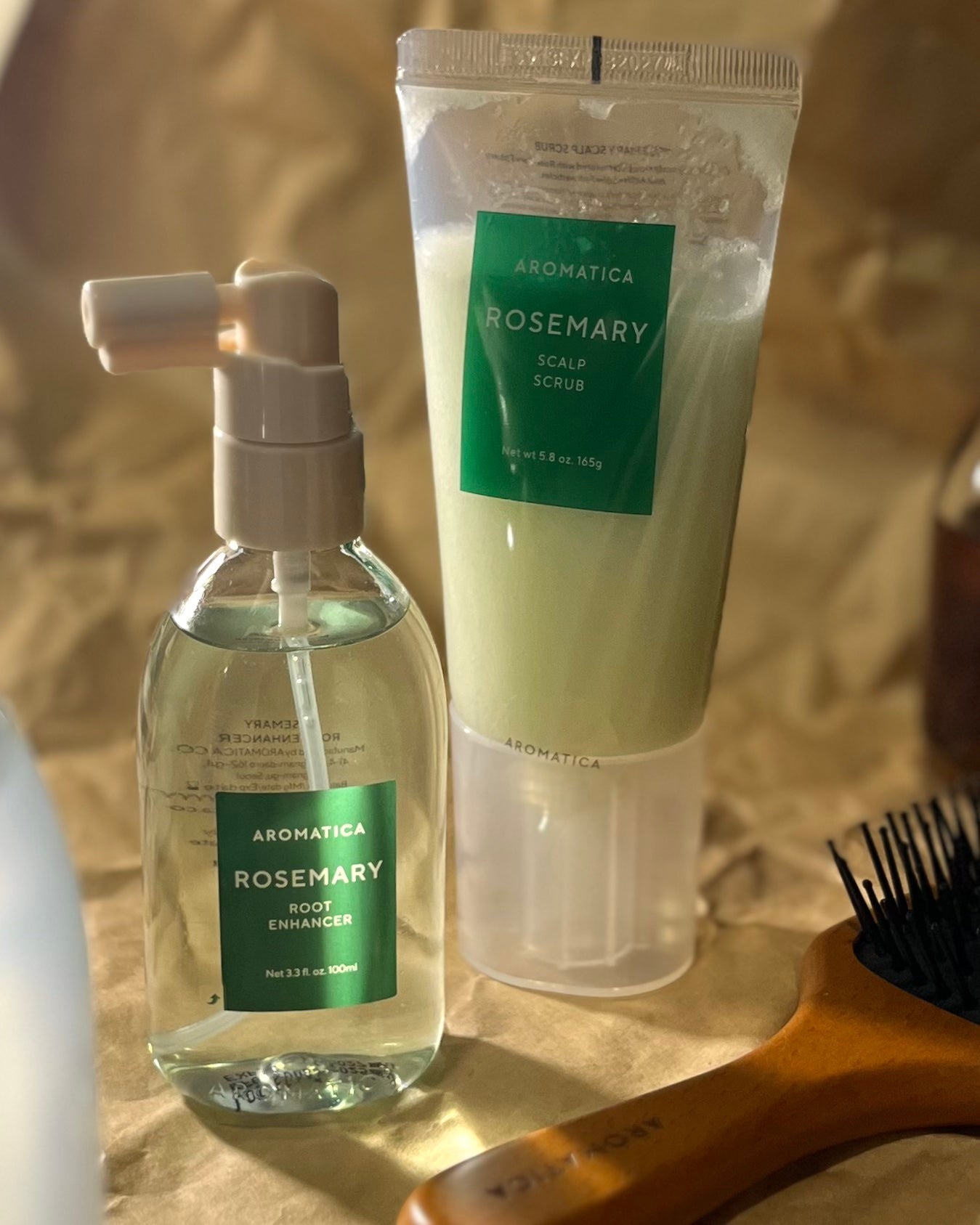 ローズマリー スカルプ スクラブ/AROMATICA/ヘッドスクラブを使ったクチコミ(1枚目)