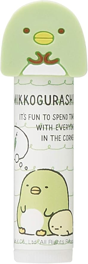 マスコットリップクリーム すみっコぐらし ぺんぎん グリーンアップルの香り 1本