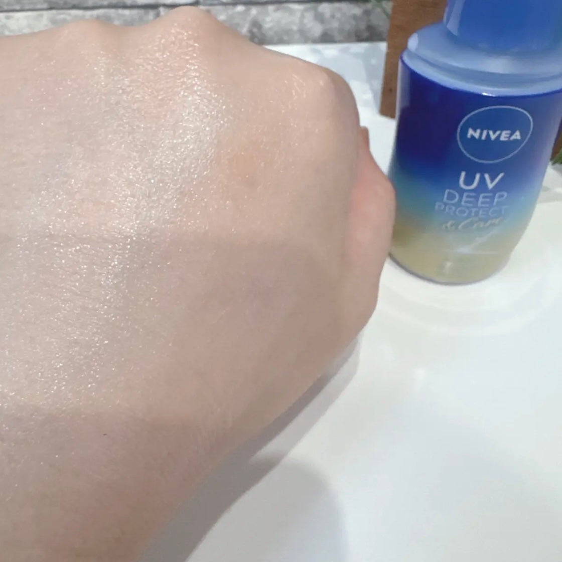 ニベアUV ディーププロテクト&ケア ミルクミスト/ニベア/日焼け止めミスト・スプレーを使ったクチコミ(3枚目)