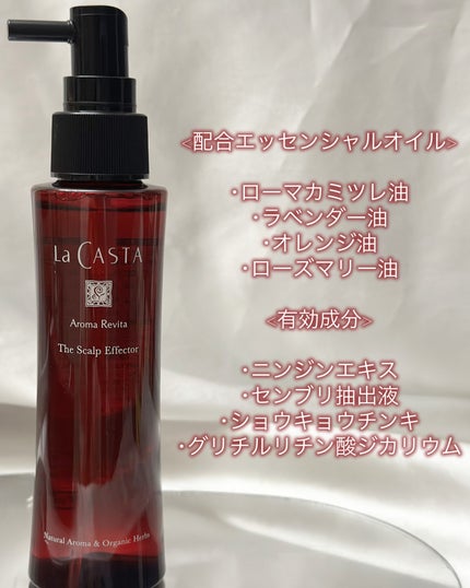 ラ・カスタ アロマ リヴァイタ ザ スキャルプエフェクター【医薬部外品】/ラ・カスタ/頭皮ローションを使ったクチコミ(2枚目)