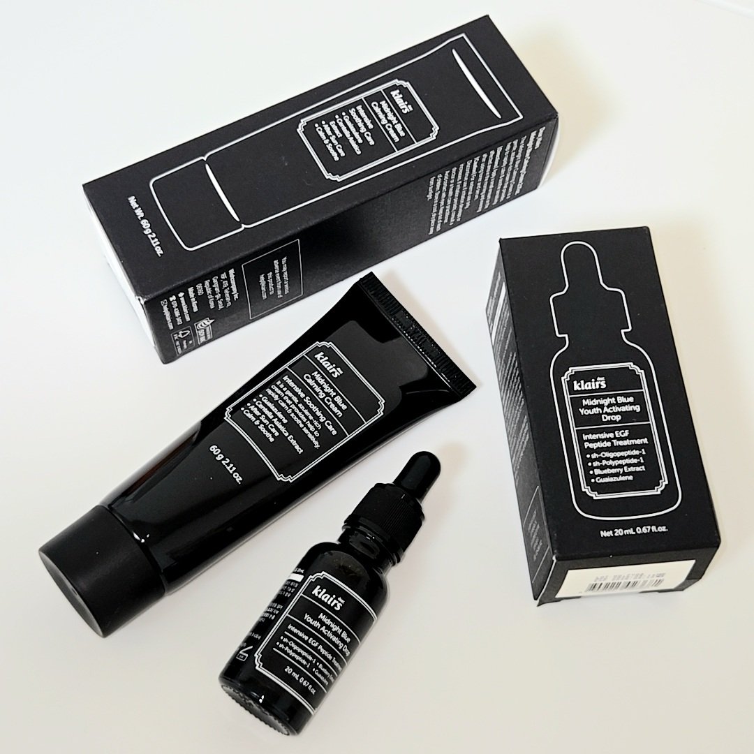 ミッドナイトブルーカーミングクリーム/Klairs/フェイスクリームを使ったクチコミ（1枚目）