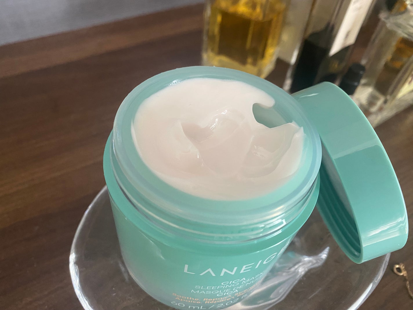 シカスリーピングマスク N/LANEIGE/フェイスクリームを使ったクチコミ(2枚目)