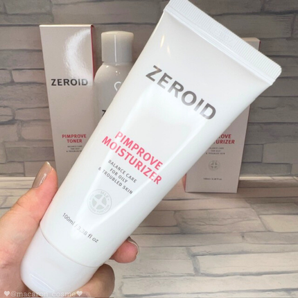 ピンプローブモイスチャーライザー/ZEROID/フェイスクリームを使ったクチコミ(4枚目)