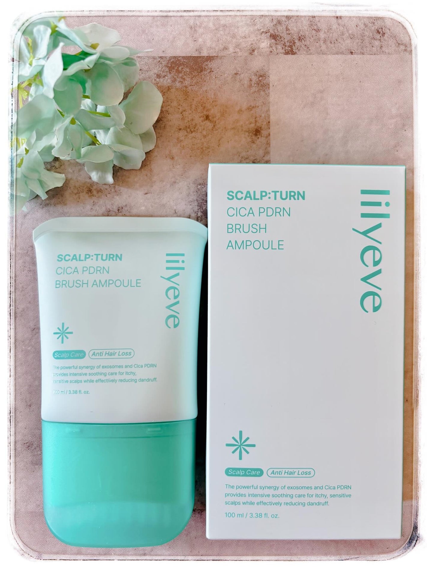 スカルプターンヘアアンプル/リリーイブ/頭皮ローションを使ったクチコミ(1枚目)