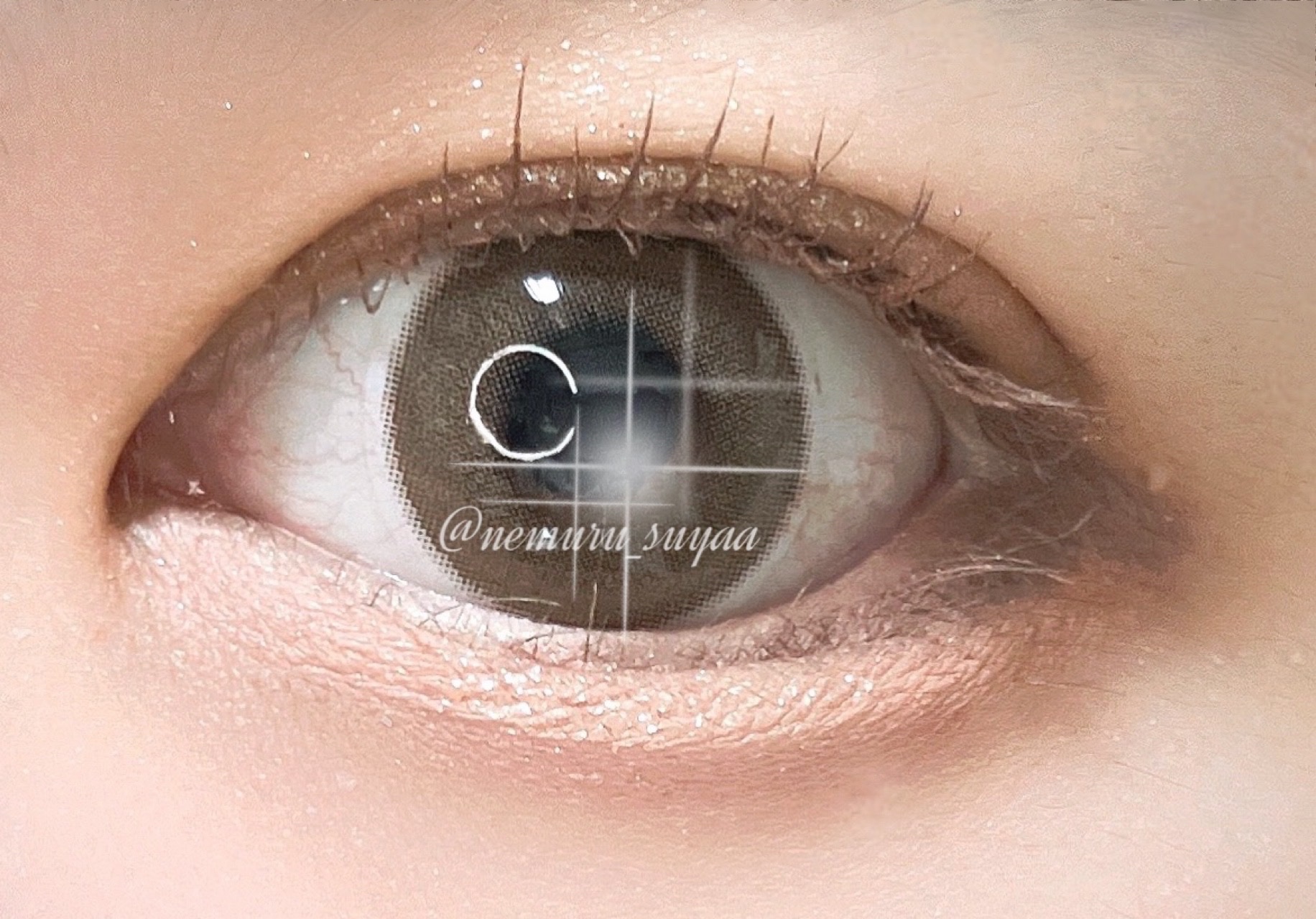 Charton 1day ビスケットスモア/Charton/ワンデー（１DAY）カラコンを使ったクチコミ（2枚目）