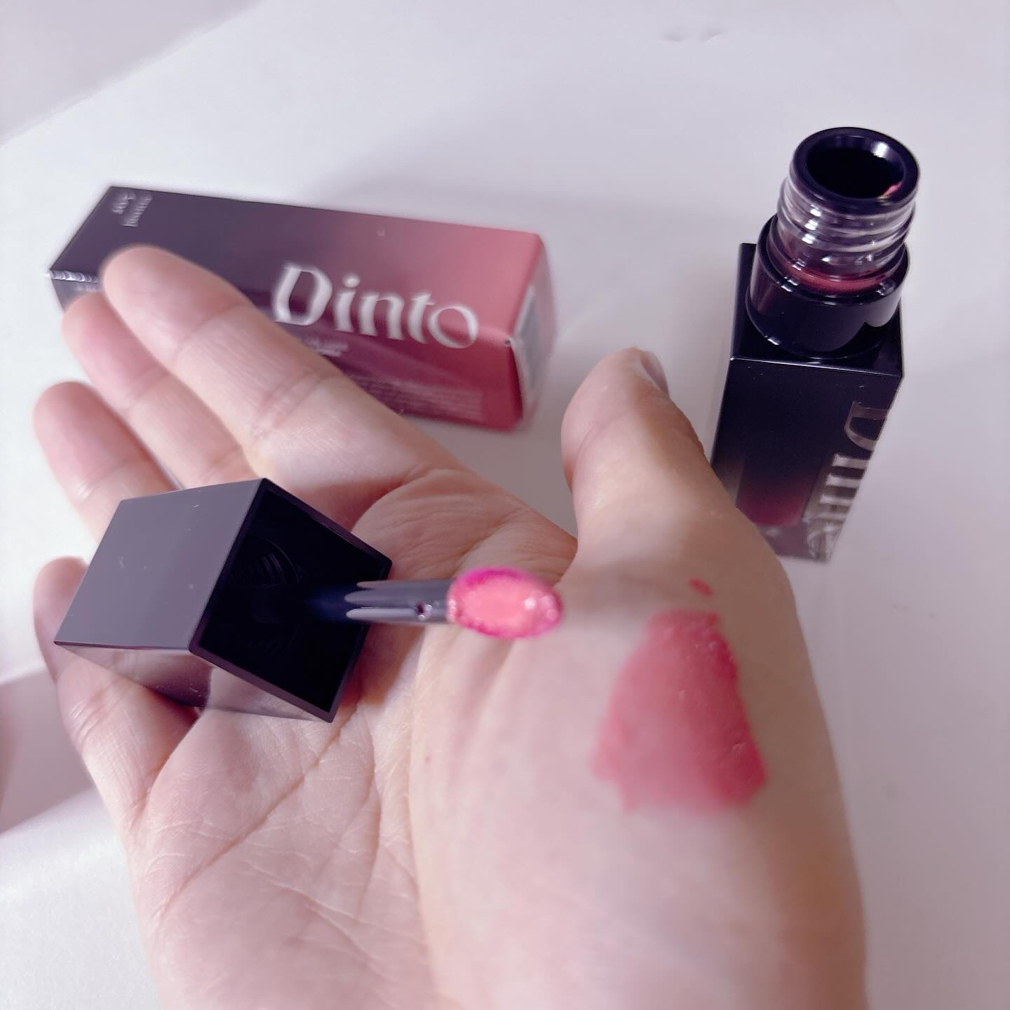 ブラーグロイリップティント/Dinto/リップティントを使ったクチコミ（2枚目）