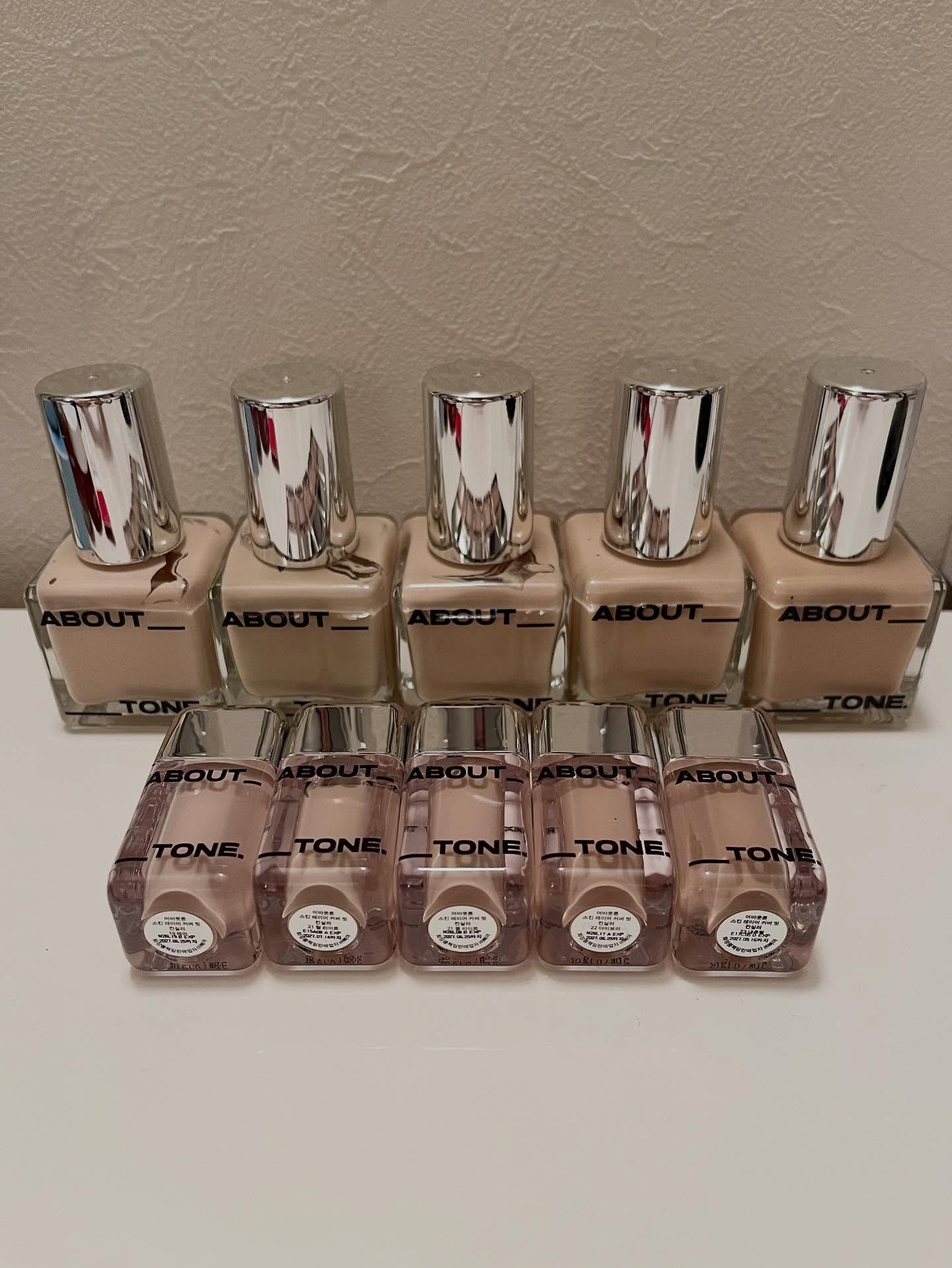 スキンレイヤーフィットファンデーション/ABOUT TONE/リキッドファンデーションを使ったクチコミ（2枚目）