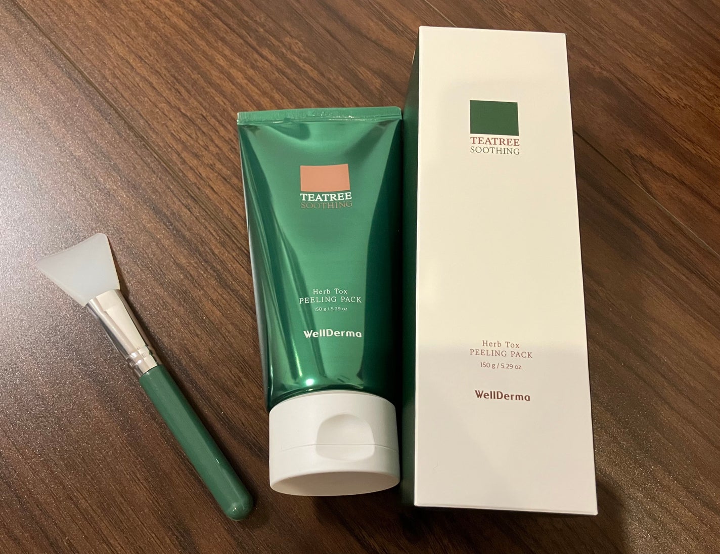 ティーツリーハーブピーリングパック/WellDerma/洗い流すパック・マスクを使ったクチコミ(1枚目)