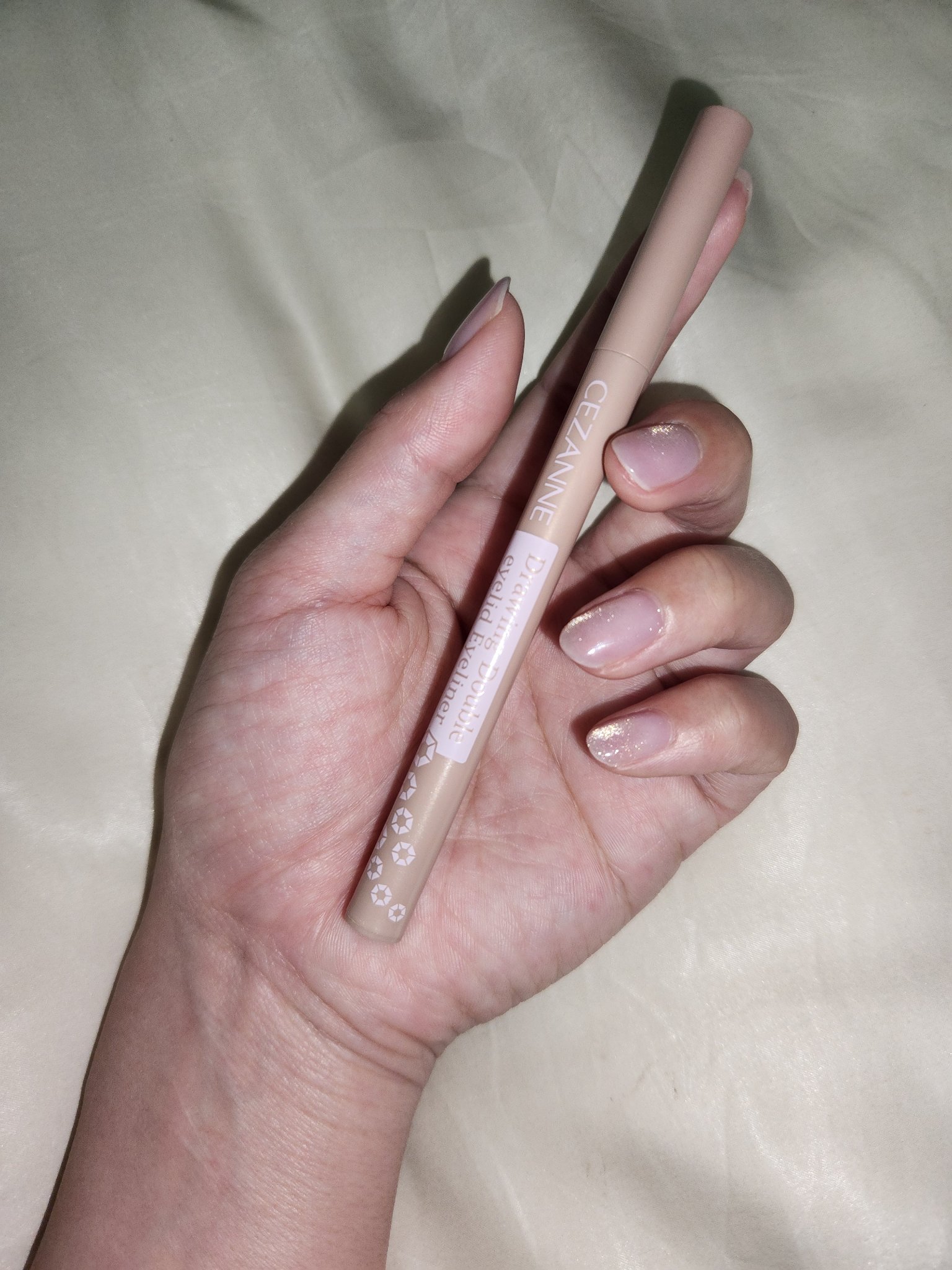 描くふたえアイライナー/CEZANNE/リキッドアイライナーを使ったクチコミ（1枚目）