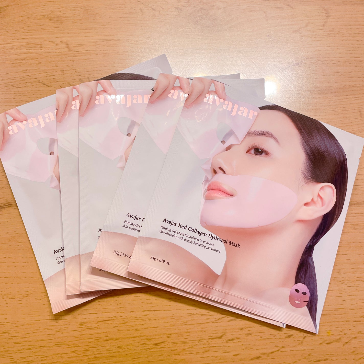 レッドコラーゲンハイドロゲルマスク/avajar/シートマスク・パックを使ったクチコミ(3枚目)