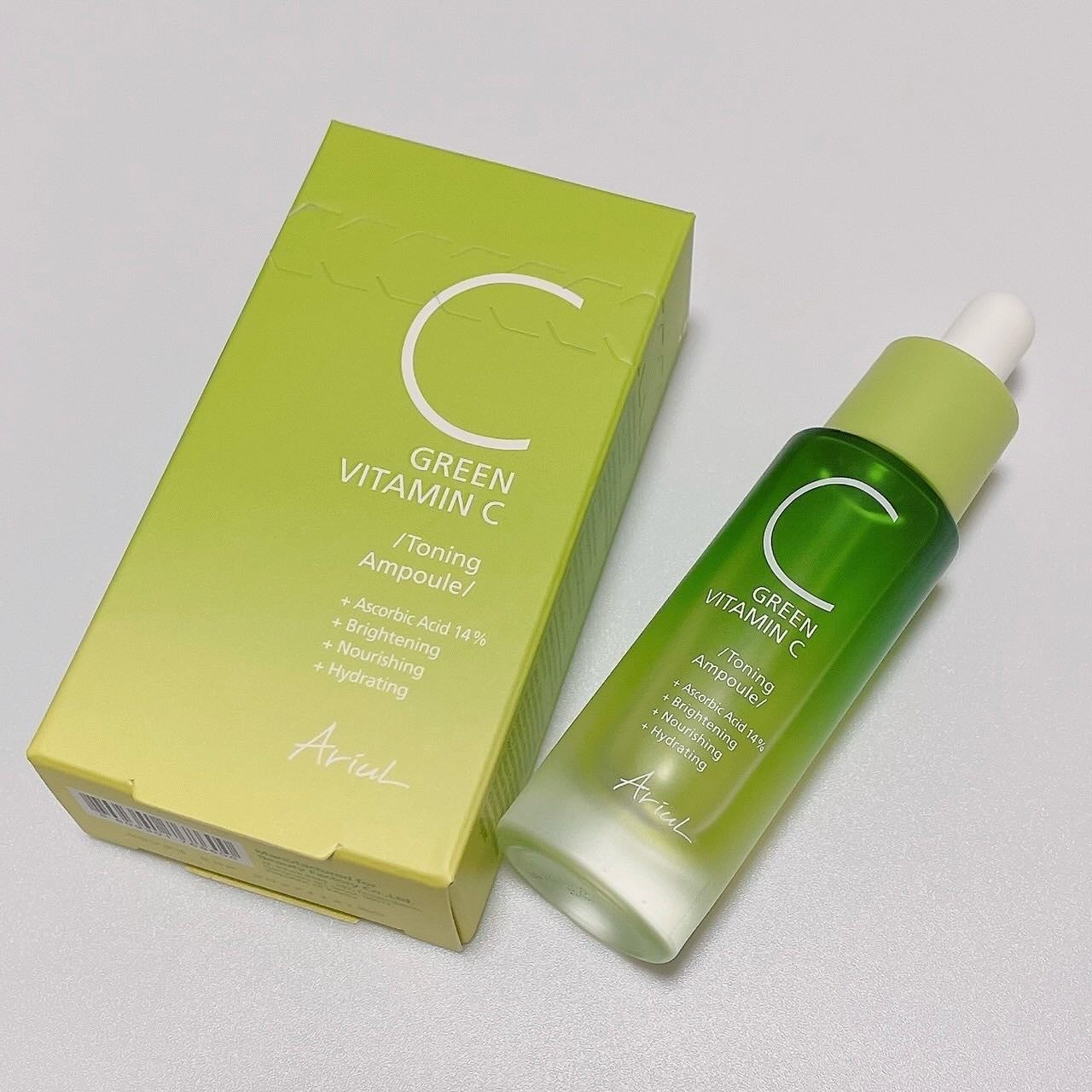 アリウル グリーンビタミンC トーニングセラム(アンプル)/Ariul/美容液を使ったクチコミ(2枚目)