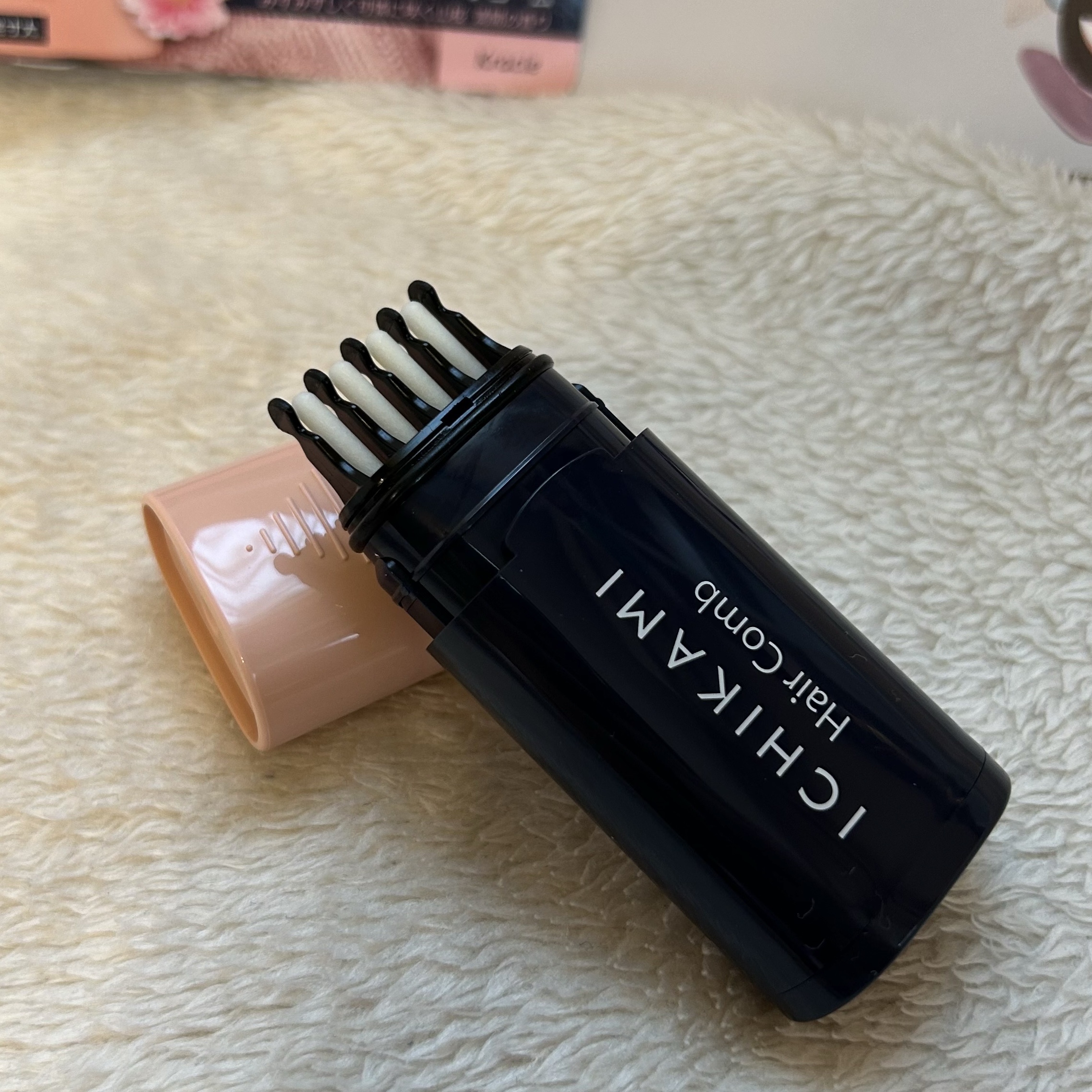 流し前髪キープコーム/いち髪/ヘアジェルを使ったクチコミ（2枚目）