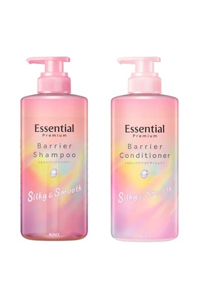 エッセンシャルプレミアム バリアシャンプー・コンディショナー シルキー&スムース/エッセンシャル/市販シャンプーを使ったクチコミ(1枚目)