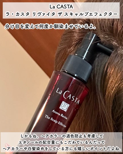 ラ・カスタ アロマ リヴァイタ ザ スキャルプエフェクター【医薬部外品】/ラ・カスタ/頭皮ローションを使ったクチコミ(4枚目)