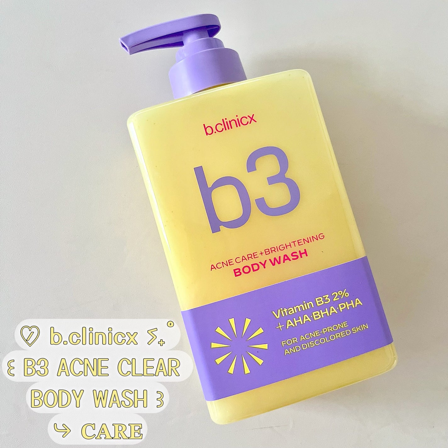 B3 アクネ クリア ボディウォッシュ/b.clinicx/ボディソープを使ったクチコミ(1枚目)