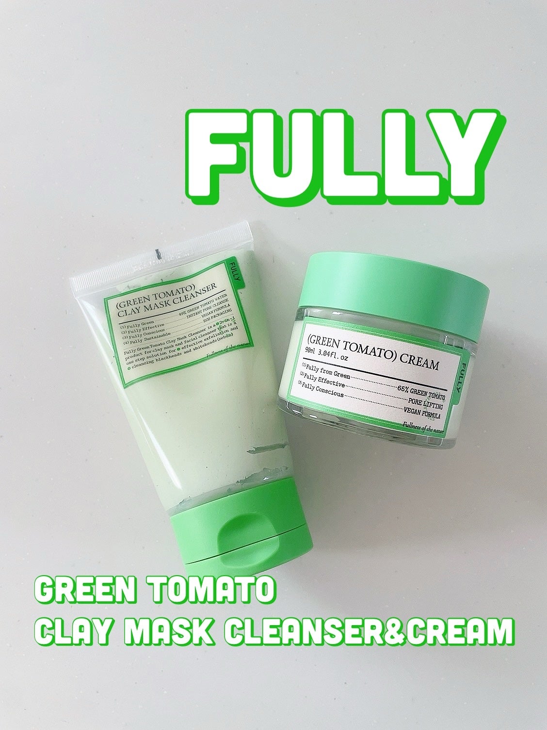 グリーントマトクレイマスククレンザー/FULLY/洗い流すパック・マスクを使ったクチコミ(1枚目)