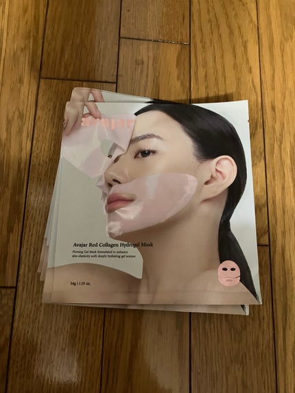 レッドコラーゲンハイドロゲルマスク/avajar/シートマスク・パックを使ったクチコミ(1枚目)