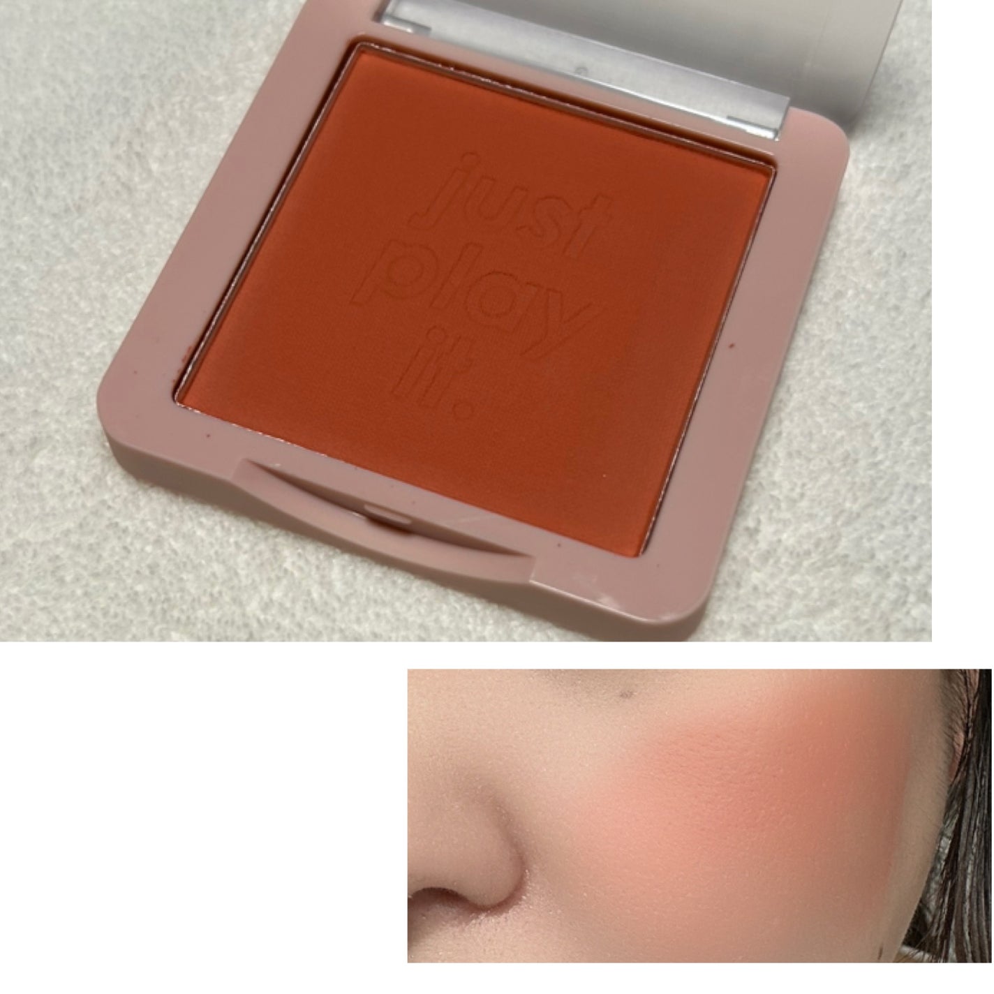 ヌードマットブラッシャー/CathyDoll/パウダーチークを使ったクチコミ(3枚目)