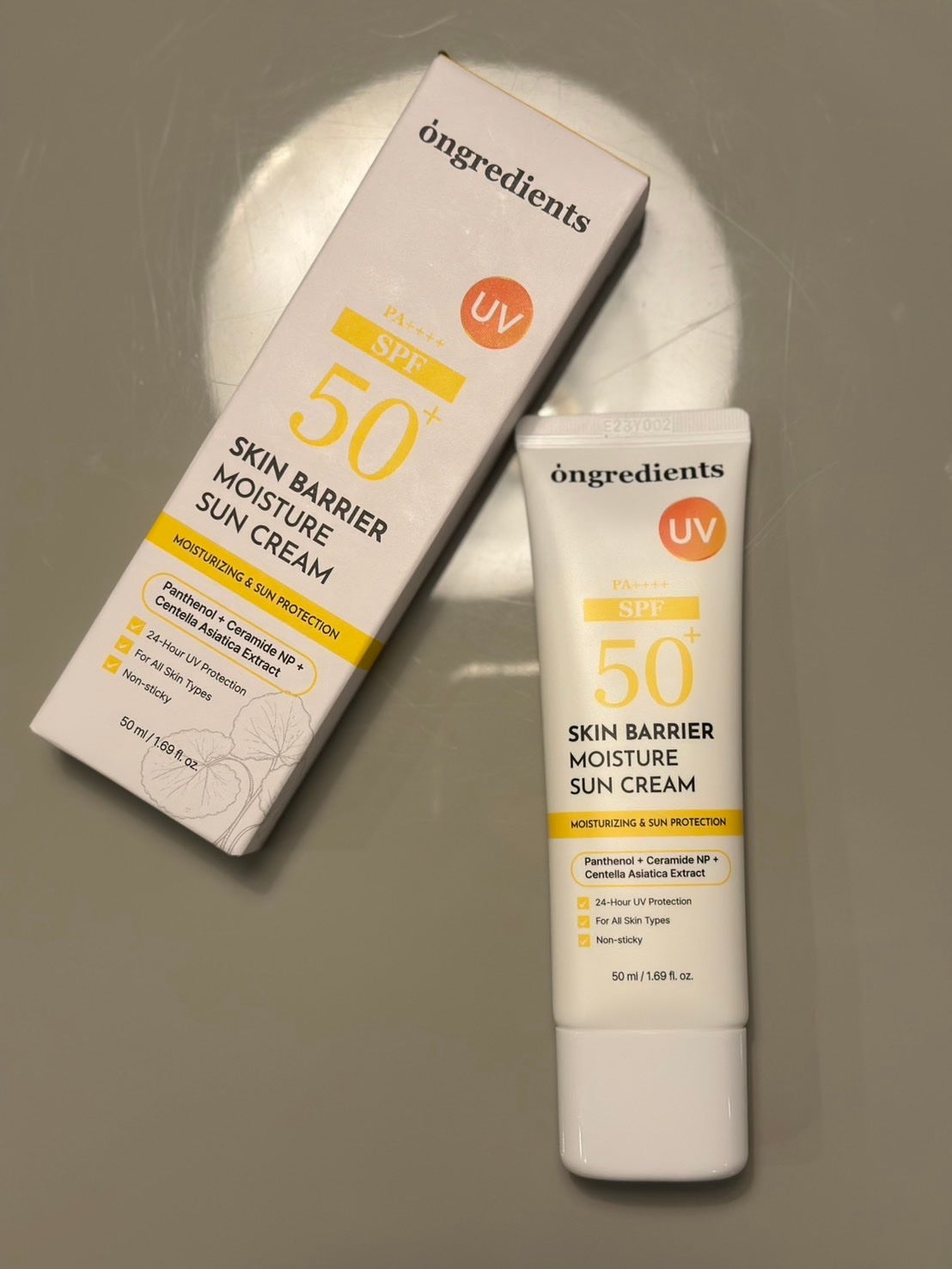 スキンバリアモイスチャーサンクリーム/Ongredients/日焼け止めクリームを使ったクチコミ(4枚目)