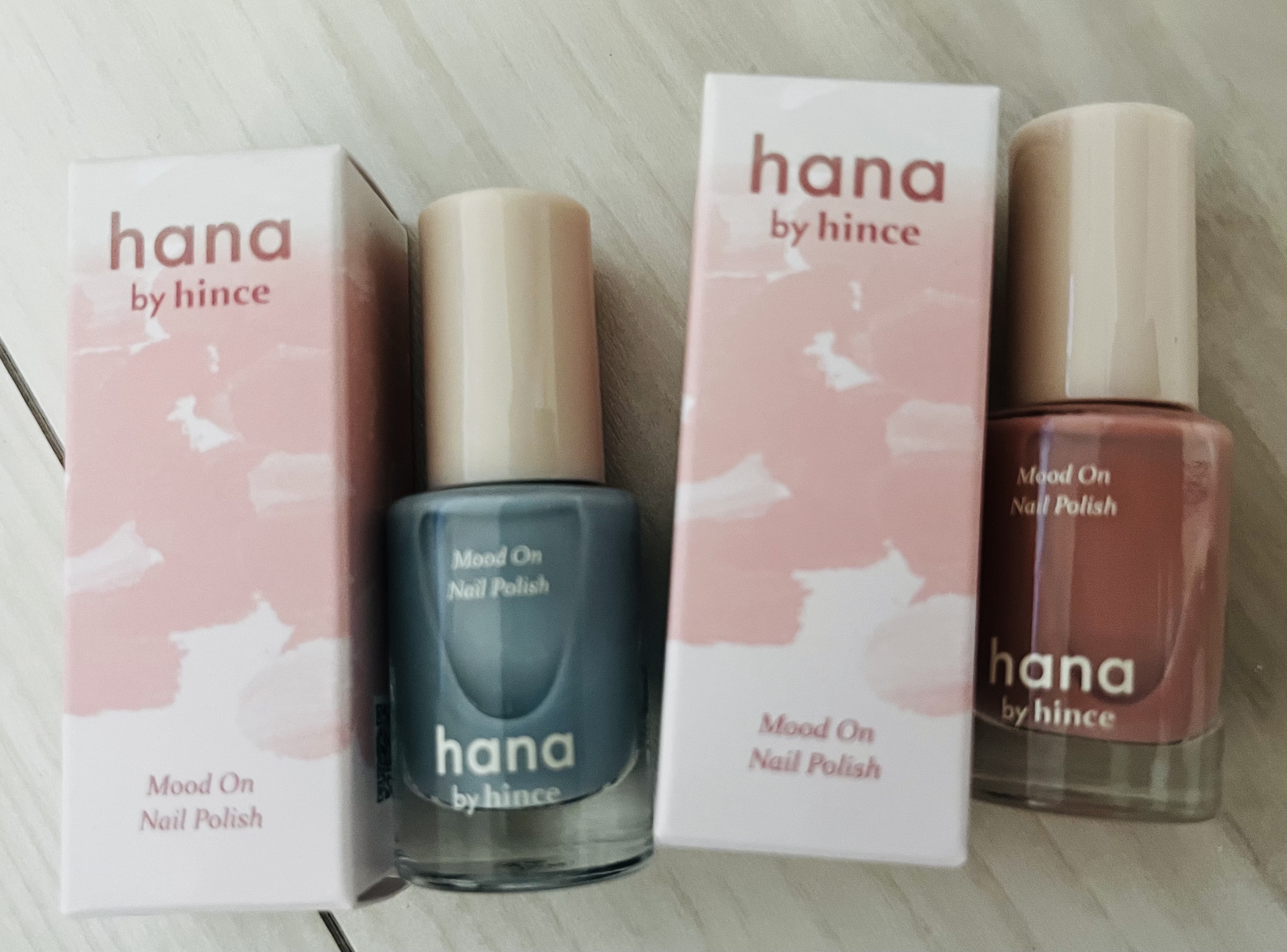 ムードオンネイルポリッシュ 02 ベリー/hana by hince/マニキュアを使ったクチコミ（1枚目）