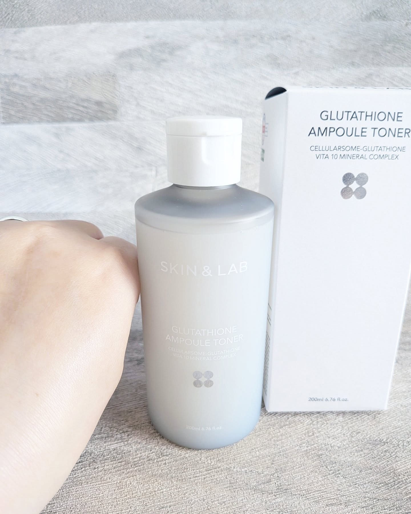 グルタチオンアンプルトナー/SKIN&LAB/化粧水を使ったクチコミ（3枚目）