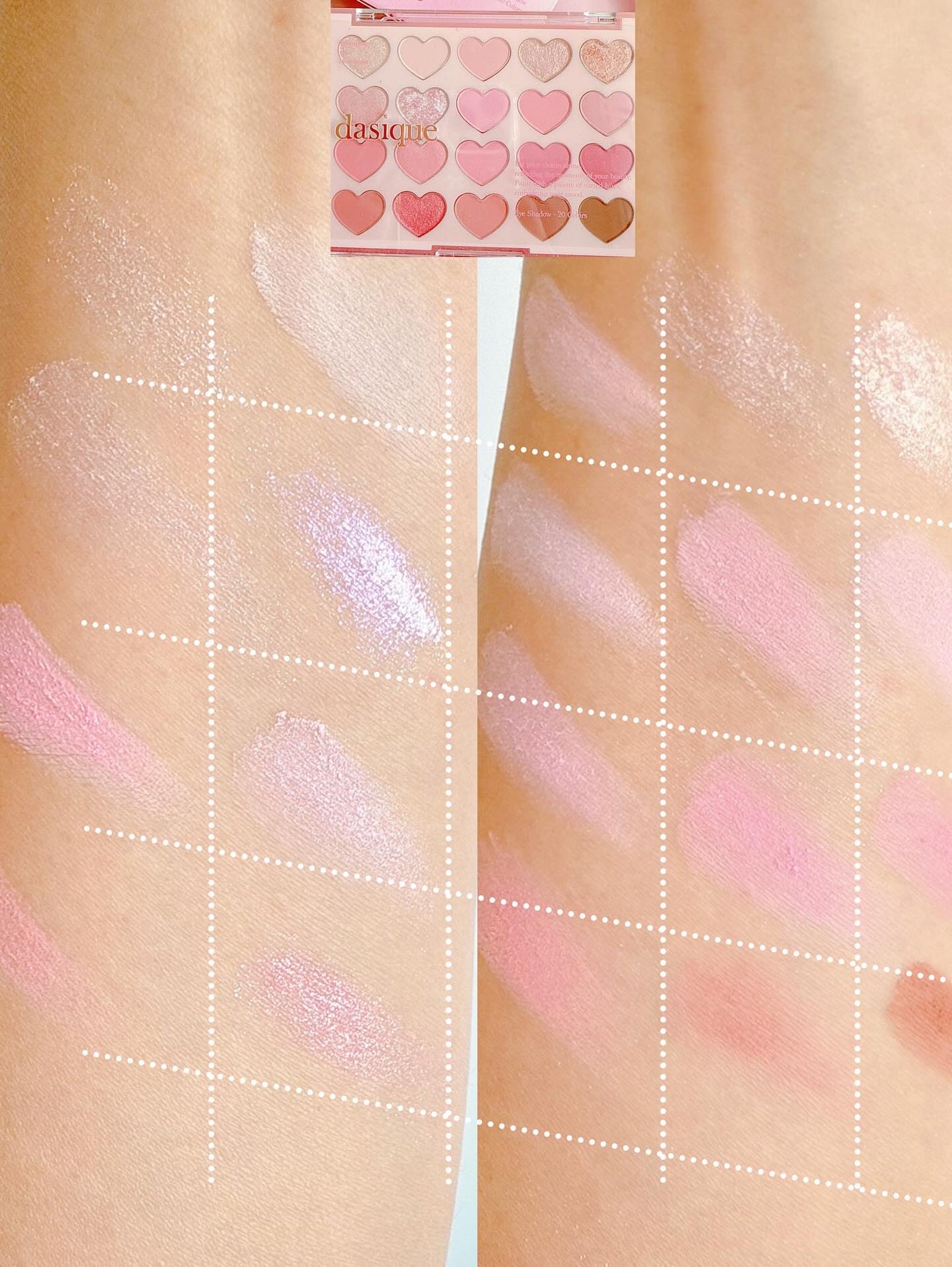 ムードシャドウパレット/dasique/アイシャドウパレットを使ったクチコミ(3枚目)