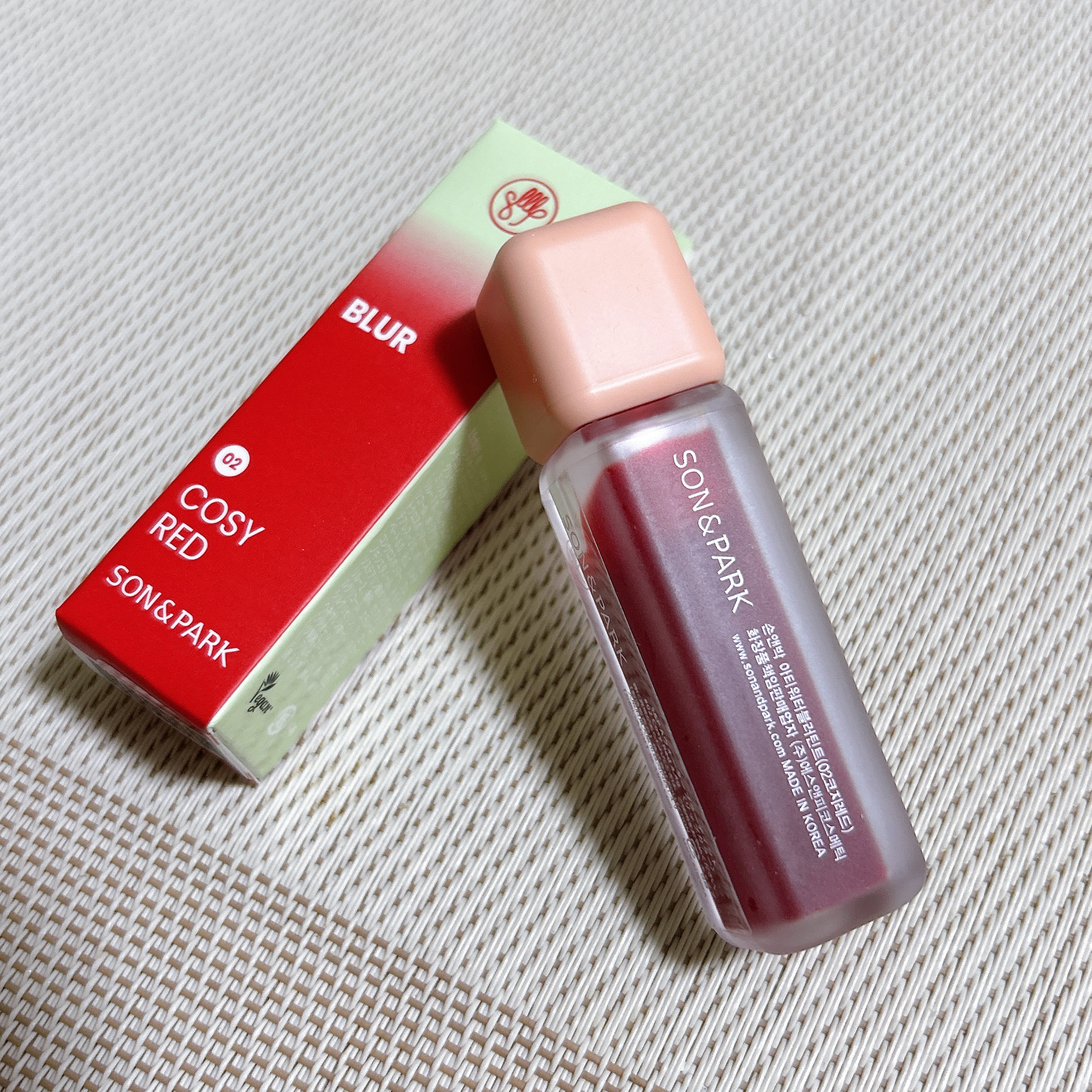 Arti Water Blur Tint/SON&PARK/口紅を使ったクチコミ（2枚目）