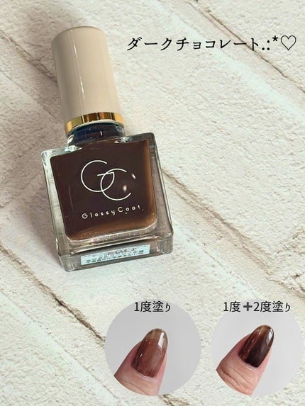 グロッシーコート/スキューズミー/オールインワンネイルを使ったクチコミ(5枚目)