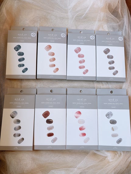 セミハードジェルネイルシール/and us/ネイルシールを使ったクチコミ(5枚目)