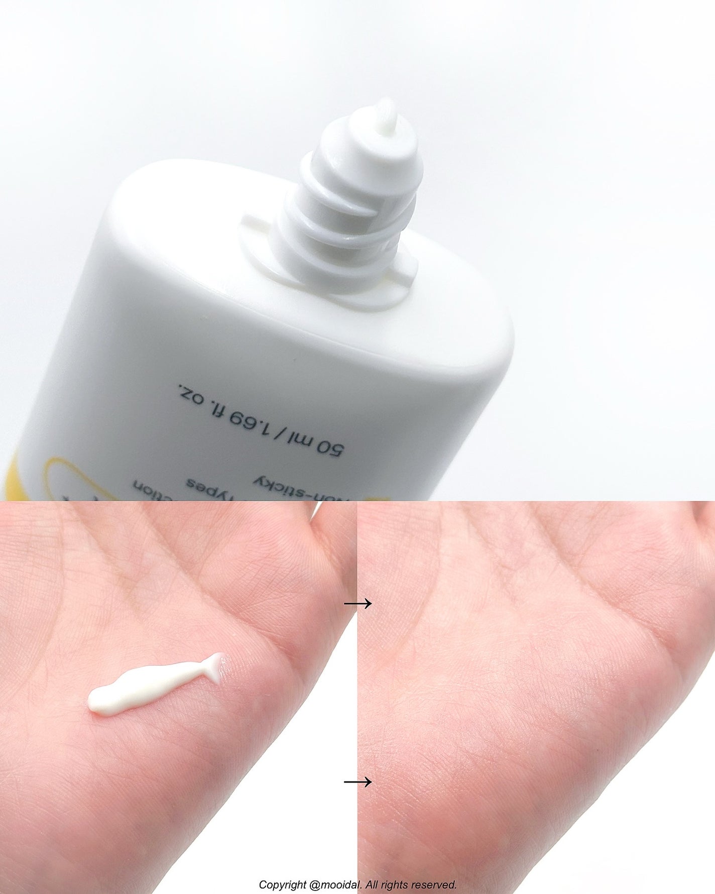 スキンバリアモイスチャーサンクリーム/Ongredients/日焼け止めクリームを使ったクチコミ(4枚目)