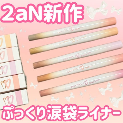 カラープレイデュアルライナー/2aN/スティックアイシャドウを使ったクチコミ(1枚目)