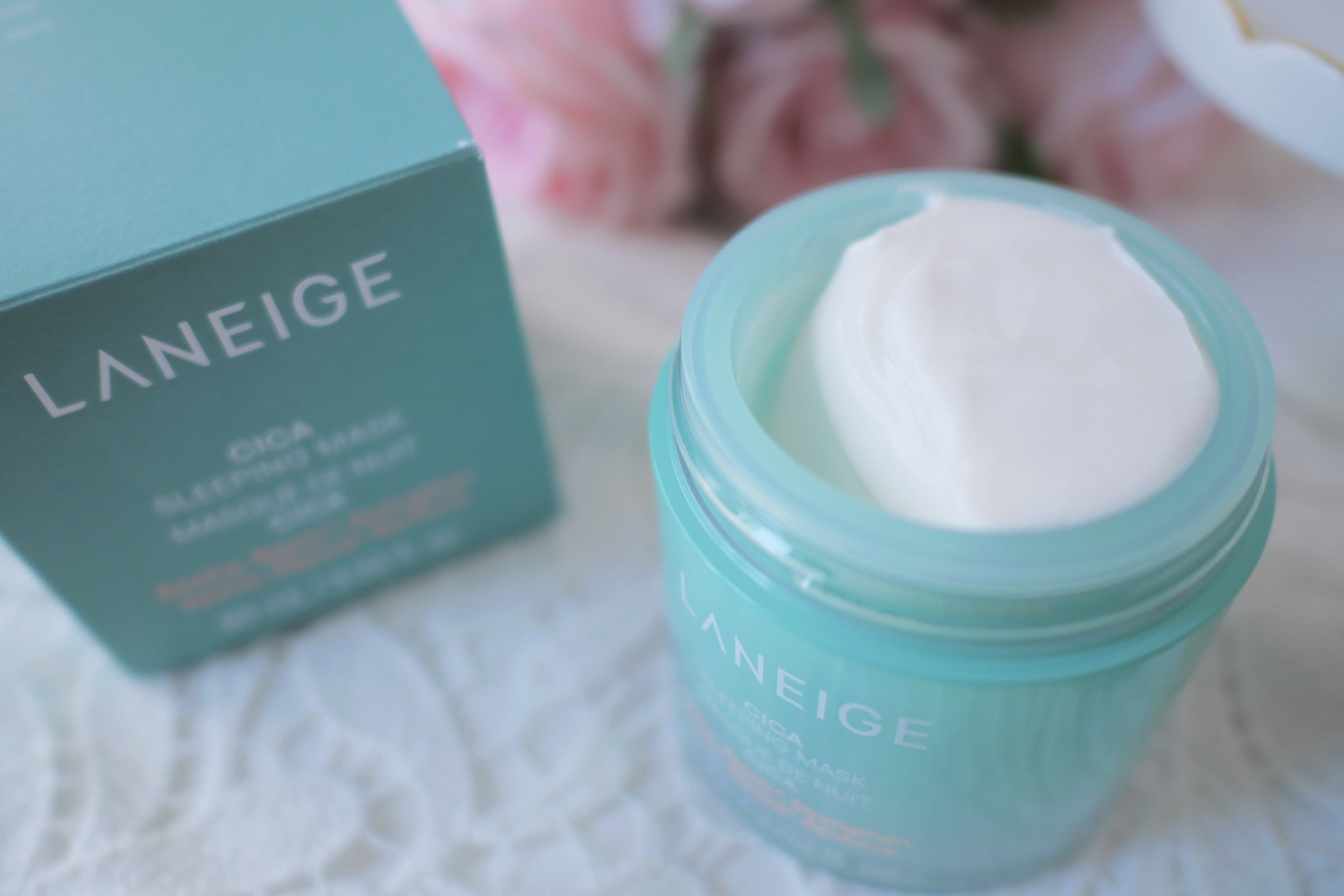 シカスリーピングマスク N/LANEIGE/フェイスクリームを使ったクチコミ（2枚目）