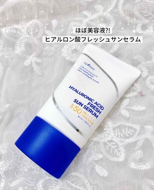 ヒアルロン酸フレッシュサンセラム/Isntree/日焼け止めクリームを使ったクチコミ(1枚目)