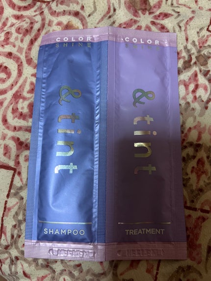アンドティント カラーシャイン シャンプー/ヘアトリートメント/&tint/市販シャンプーを使ったクチコミ(1枚目)