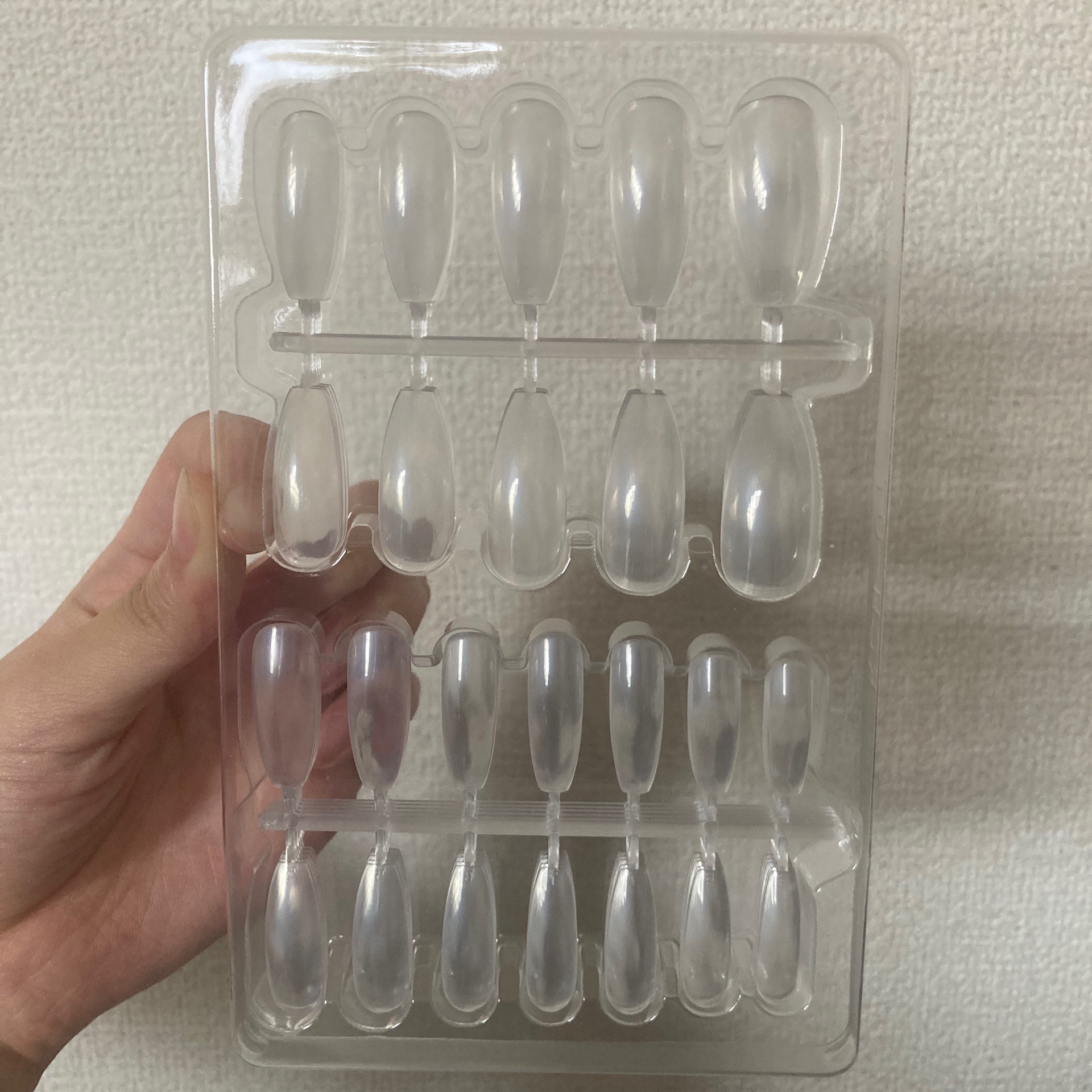 RICOANGチップ クリアタイプ/ウイング・ビート/ネイルチップ・パーツを使ったクチコミ（2枚目）