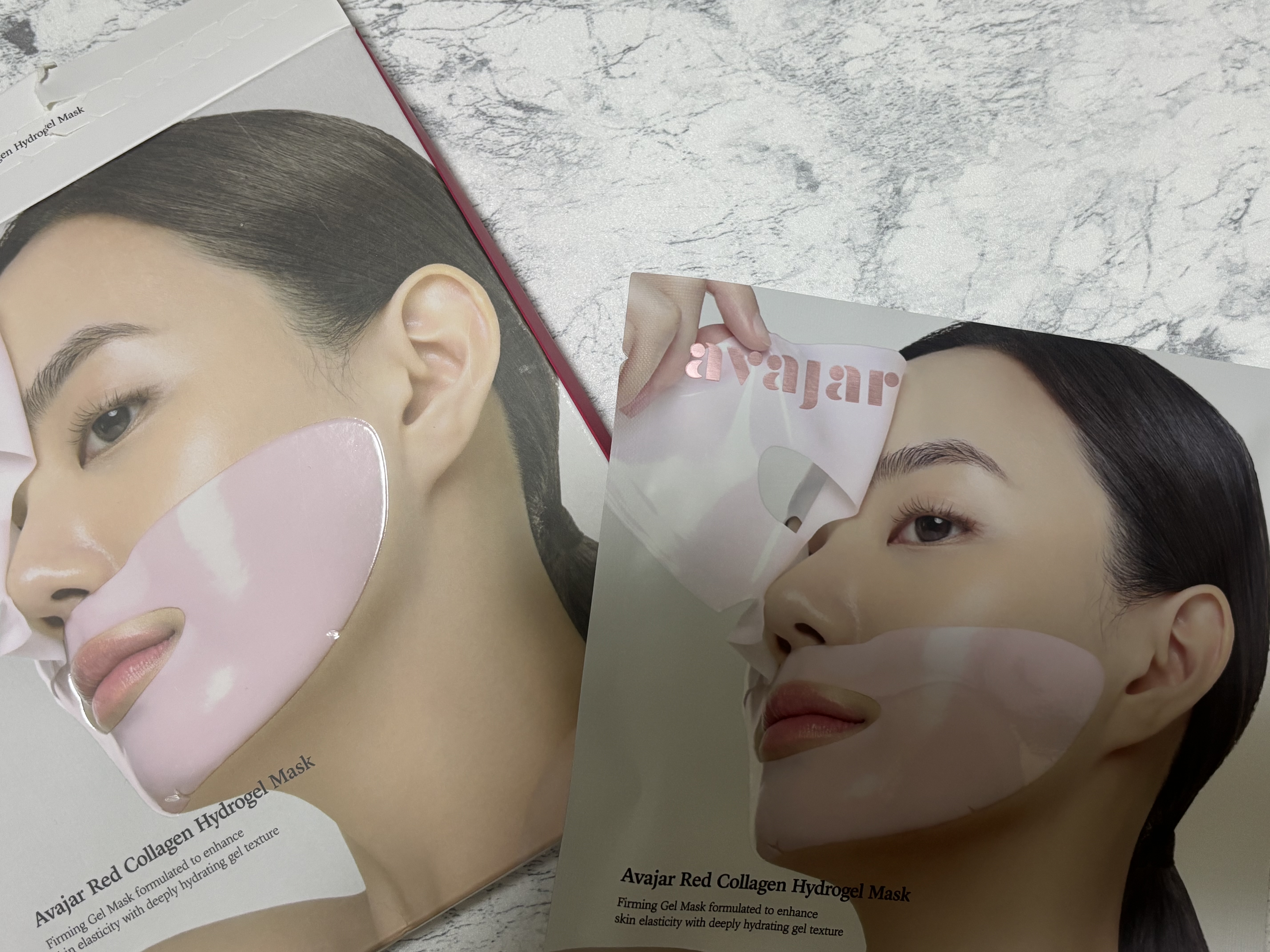 レッドコラーゲンハイドロゲルマスク/avajar/シートマスク・パックを使ったクチコミ（1枚目）