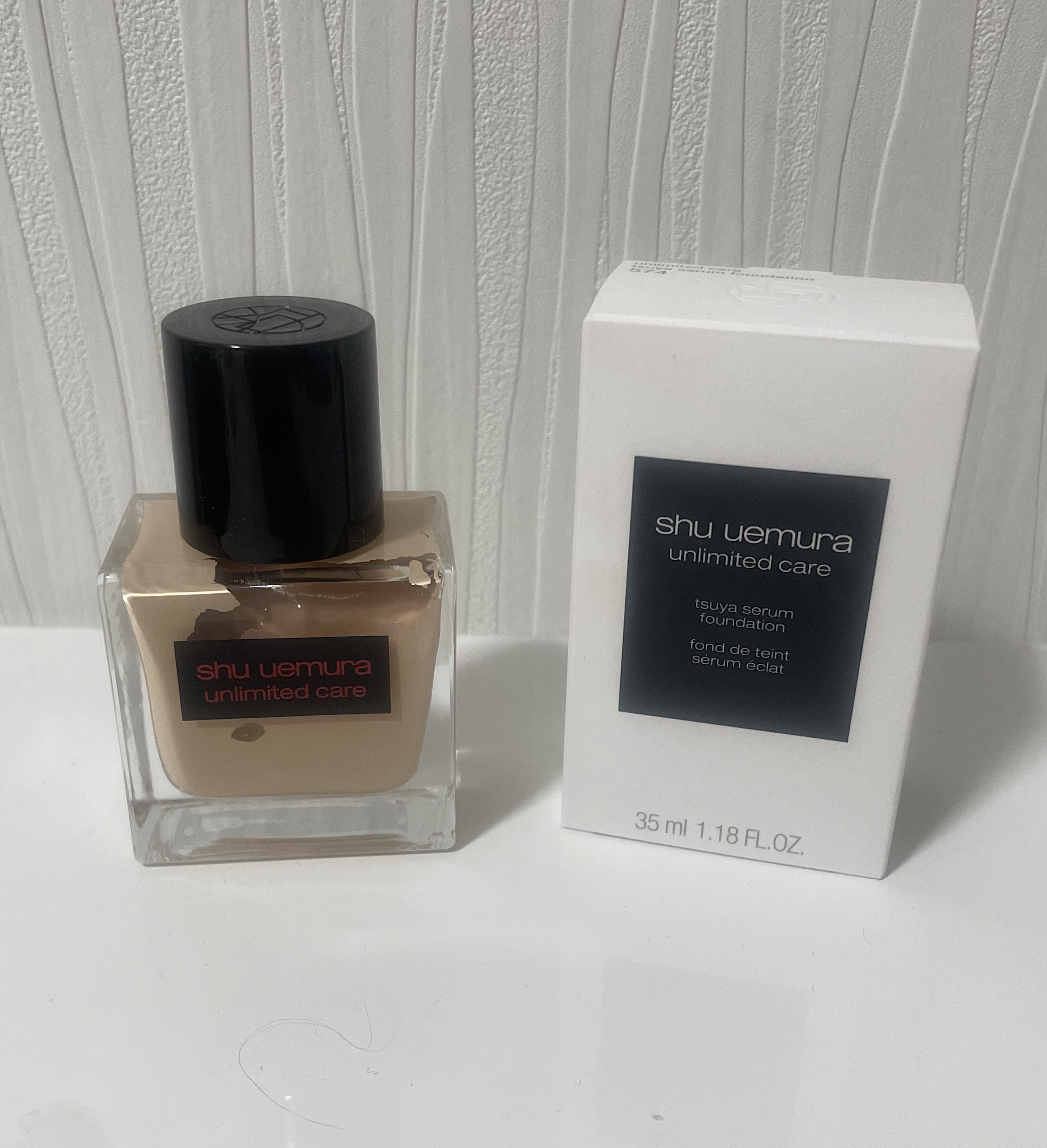 アンリミテッド ケア ツヤ セラム ファンデーション/shu uemura/リキッドファンデーションを使ったクチコミ（1枚目）