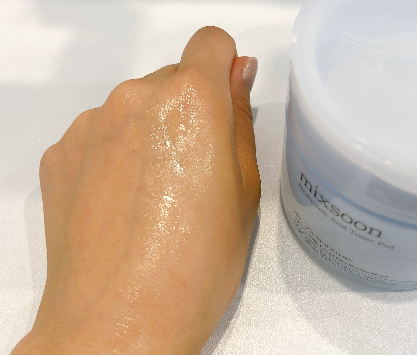 フォロバ100 mappi on LIPS 「mixsoonヒアルロン酸トナーパッド\水分の道をぱっと開くト..」(7枚目)