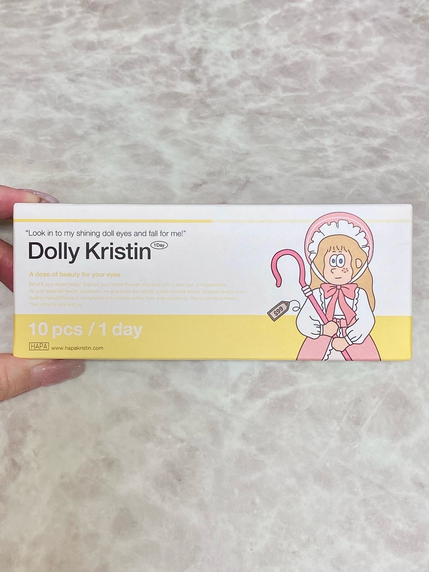 Dolly Kristin 1day/Hapa kristin/ワンデー(1DAY)カラコンを使ったクチコミ(6枚目)